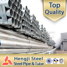 Hot dip Galvanized ERW steel pipes factory in Tianjin